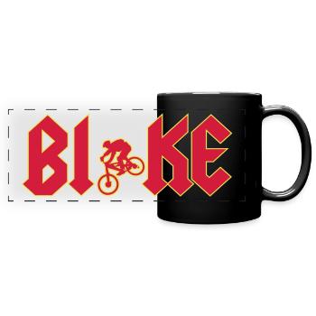 vélo AACC DDCC 2farbig - Mug panoramique uni - noir - Devant