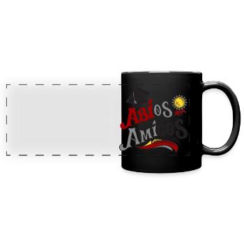 ABIOS AMIGOS. High School. graduation - Full Colour Panoramic Mug - black - Front