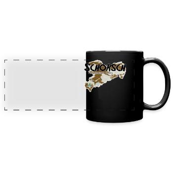 Schorsch - Georg - Säggsch - Full Colour Panoramic Mug - black - Front