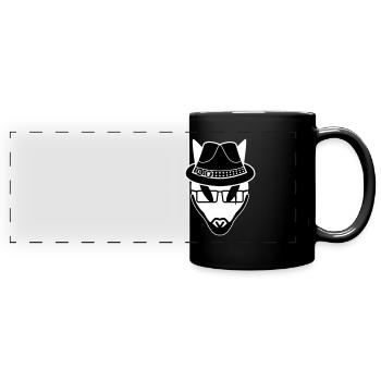 Zeu Ekuroeil Chuchoteur - Mug panoramique uni - noir - Devant