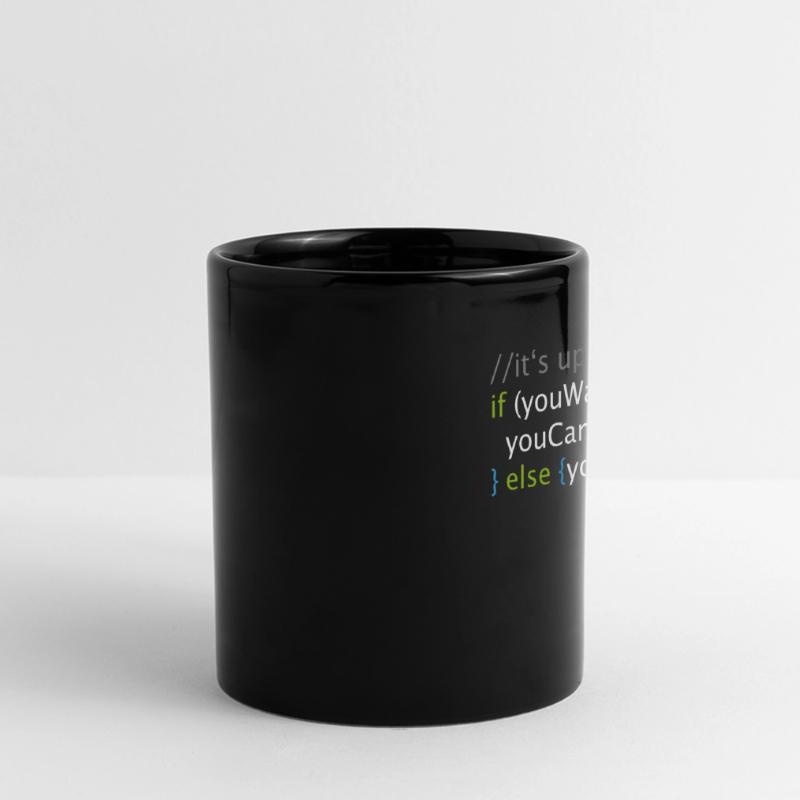 Informatique Nerd Geek Code programmeur Mug panoramique uni