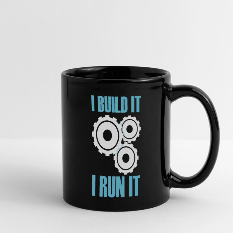 Devops Development Software Entwickler Geek Panorama-Tasse farbig