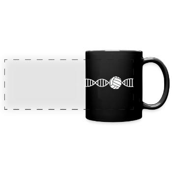 Volleyball DNA Sport - Mug panoramique uni - noir - Devant