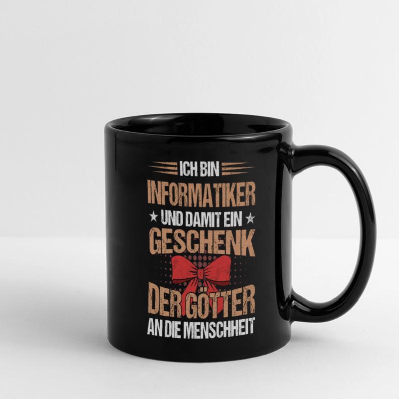 Informatiker Programmierer Informatik Spruch Panorama-Tasse farbig