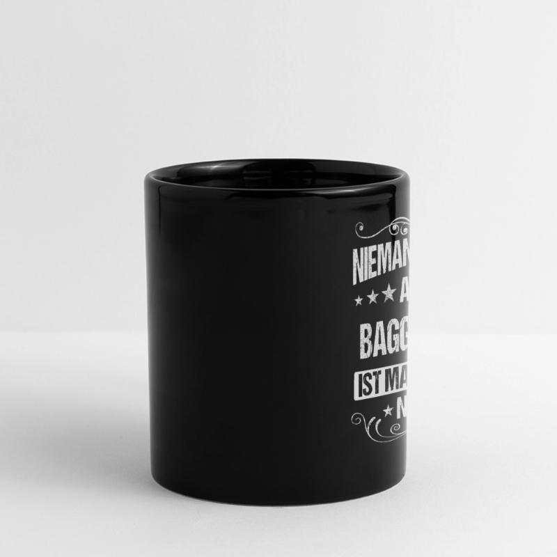 Baggerfahrer Baggerführer Bagger Spruch Panorama-Tasse farbig