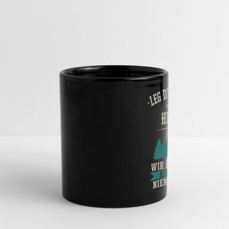 Hebamme Hebammen Entbindungspflegerin Beruf Spruch Panorama-Tasse farbig