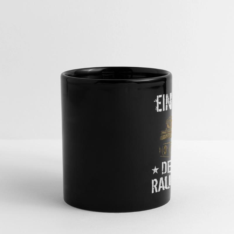 Panzer Tiger Kampfpanzer Weltkrieg Spruch Panorama-Tasse farbig