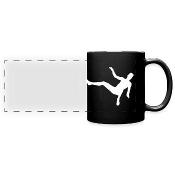 Water Blob - Panorama-Tasse farbig - Schwarz - Vorne