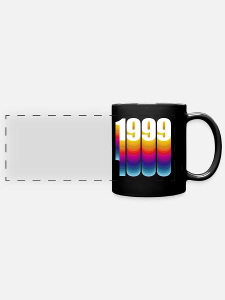 1999 Année de naissance - Mug panoramique uni - noir