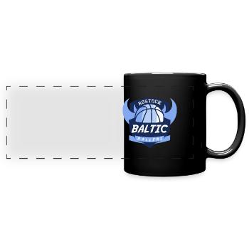 Baltic Ballers Logo - Full Colour Panoramic Mug - black - Front