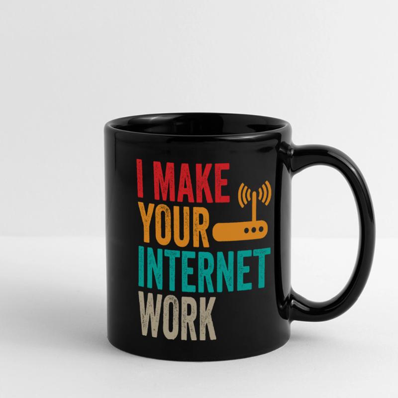Network Engineer Internet Work Administrator Full Colour Panoramic Mug