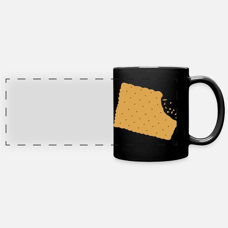 Biscuit Biscuits Pâtisserie Chapelure Cadeau D'anniversaire - Mug panoramique uni - noir