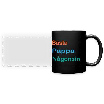 Best Dad Ever Love Father's Day - Father's Day - Full Colour Panoramic Mug - black - Front
