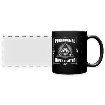 Paranormal investigator - Full Colour Panoramic Mug - black - Front