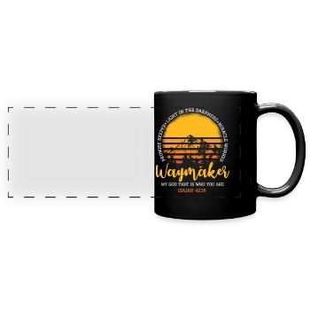 Waymaker Möge Gott Das Ist, Wer Du Bist - Panorama-Tasse farbig - Schwarz - Vorne
