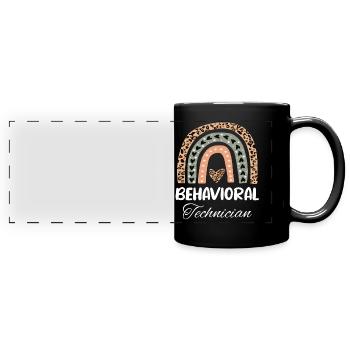 Grundschullehrer - Panorama-Tasse farbig - Schwarz - Vorne