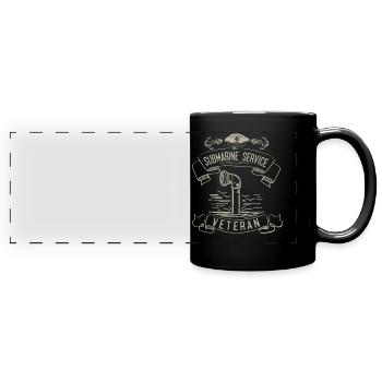 Submarine Service Veteran - Panorama-Tasse farbig - Schwarz - Vorne