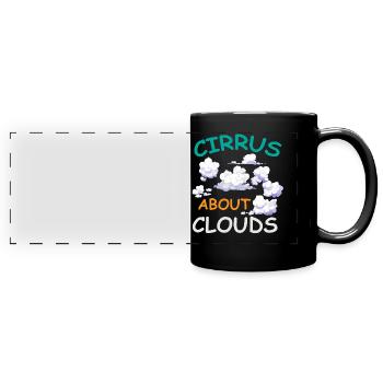 Meteorologist, meteorologist, weather forecast - Full Colour Panoramic Mug - black - Front