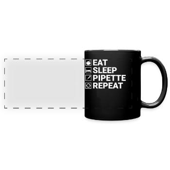 Microbiology - Full Colour Panoramic Mug - black - Front
