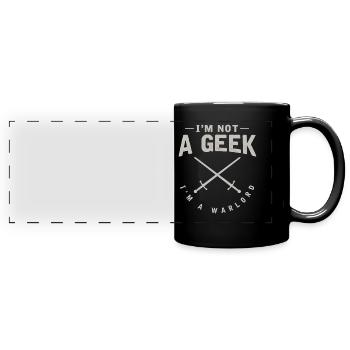 Larp, Larping, Role Play - Full Colour Panoramic Mug - black - Front