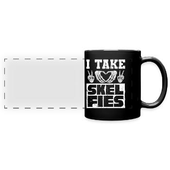 Radiologie, Radiologe - Panorama-Tasse farbig - Schwarz - Vorne