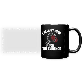 Costume de médecin légiste - Mug panoramique uni - noir - Devant