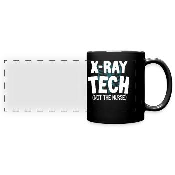 Xray Tech, Xray -Techniker - Panorama-Tasse farbig - Schwarz - Vorne