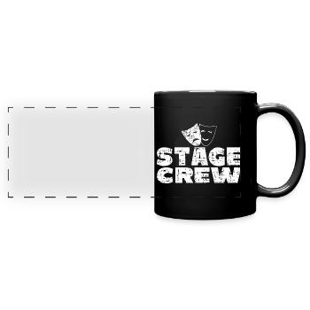 Stage Crew - Full Colour Panoramic Mug - black - Front