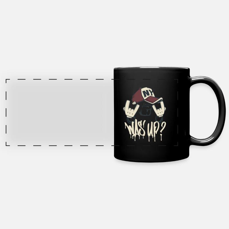 Cool sayings - Full Colour Panoramic Mug - black