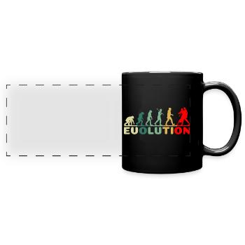 Tango dance dance evolution retro pour couple de danse - Mug panoramique uni - noir - Devant
