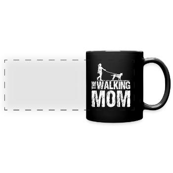Bardino The Walking Mom - Mug panoramique uni - noir - Devant