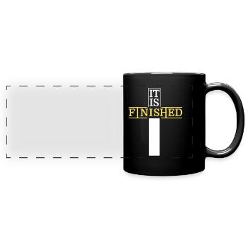 It is finished - Full Colour Panoramic Mug - black - Front