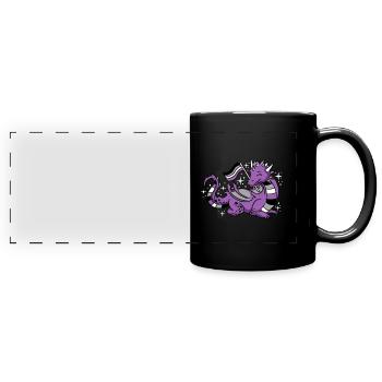 Ace Pride Drachen - Panorama-Tasse farbig - Schwarz - Vorne