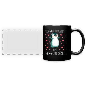 Penguin Penguins Animal - Full Colour Panoramic Mug - black - Front
