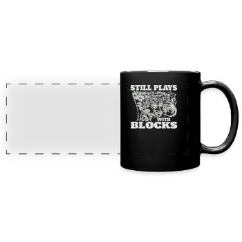 Mechatronics Engineer Car Mechanic Funny Sayings - Full Colour Panoramic Mug - black - Front