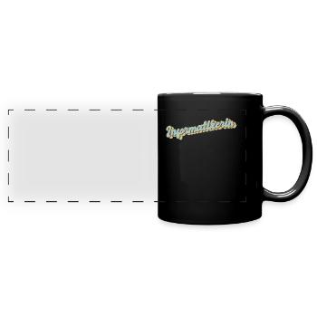 Programmierer Abschluss-Geschenk Informatikerin - Panorama-Tasse farbig - Schwarz - Vorne