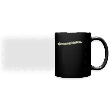 Vermesser Abschluss-Geschenk - Panorama-Tasse farbig - Schwarz - Vorne