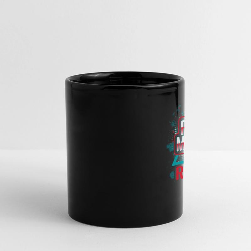Techno Rave EDM Electronic Dubstep D&B Full Colour Panoramic Mug