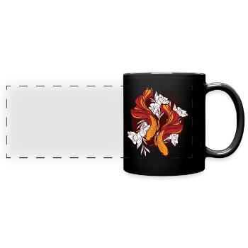 Siamesischer Kampffisch Betta Life - Panorama-Tasse farbig - Schwarz - Vorne