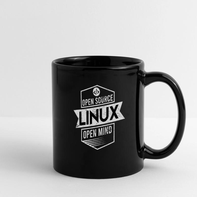 Programmeurs Linux cadeau open source Mug panoramique uni