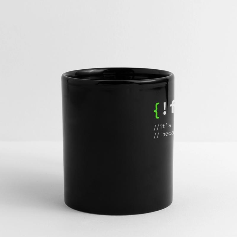 Programmer Developer IT Gift Nerd Geek Full Colour Panoramic Mug