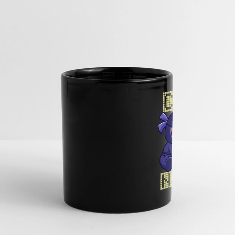 Code Ninja Coder Sofware Entwickler Programmierer Panorama-Tasse farbig