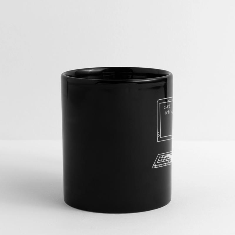 Programmierer Coder Informatiker Spaß Katzen Panorama-Tasse farbig