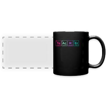 Chemistry Teacher Chemistry Teacher - Full Colour Panoramic Mug - black - Front