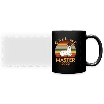 Master 2022 - Full Colour Panoramic Mug - black - Front