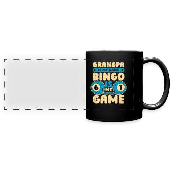 Bingo Gambling Lottery Bingo Joueurs - Mug panoramique uni - noir - Devant