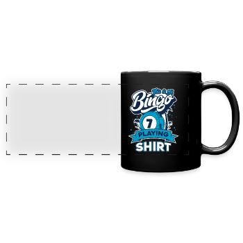Bingo Gambling Lottery Bingo Joueurs - Mug panoramique uni - noir - Devant