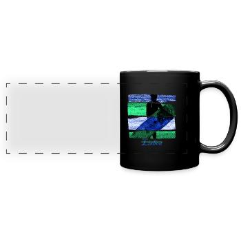 Lisbon - Portugal - Full Colour Panoramic Mug - black - Front