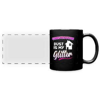 Client Builder Baustaub Eigenheim - Full Colour Panoramic Mug - black - Front