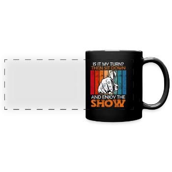 Dart Play Darts Show Score Darts - Mug panoramique uni - noir - Devant